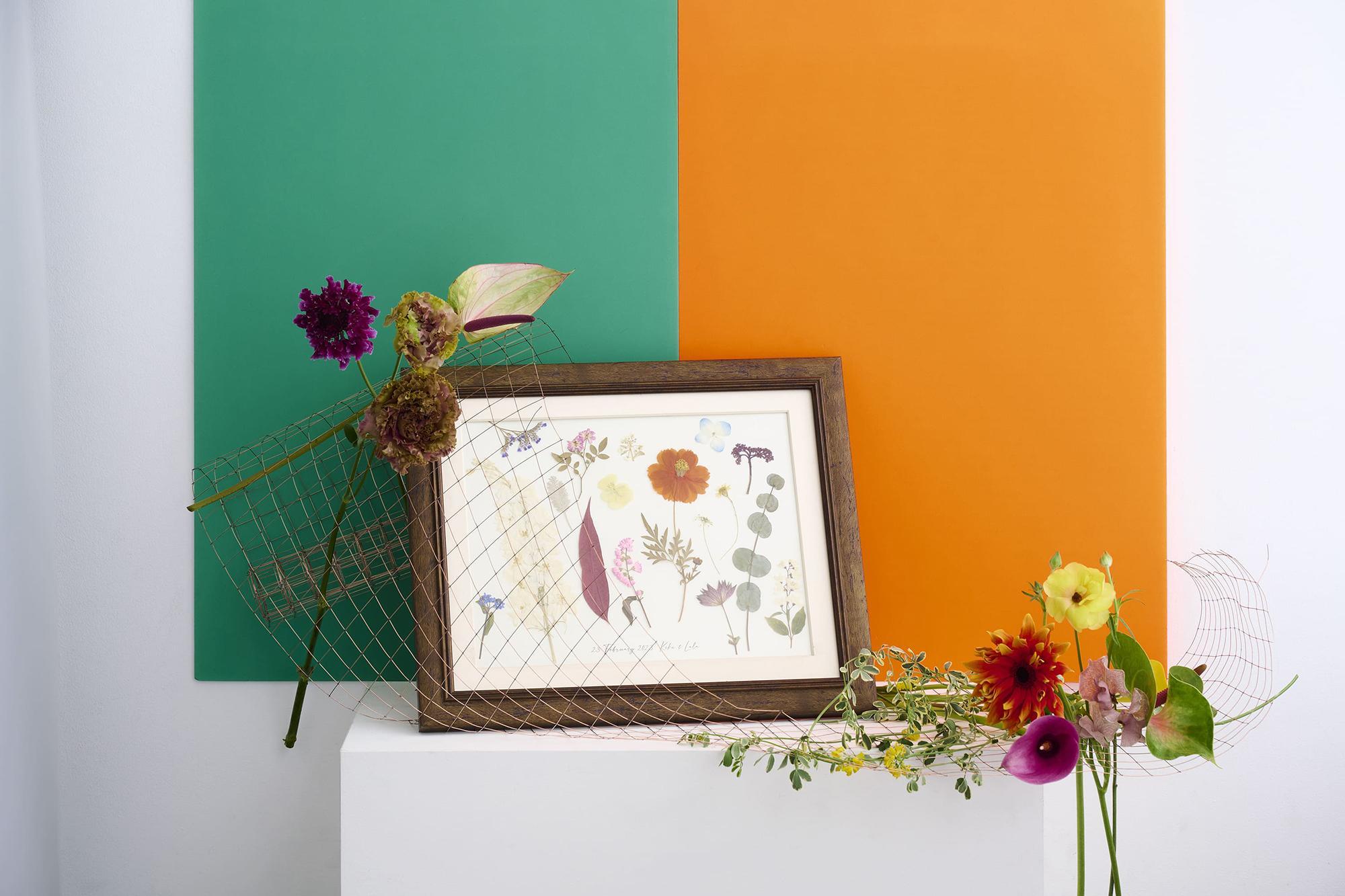 押し花　完成品